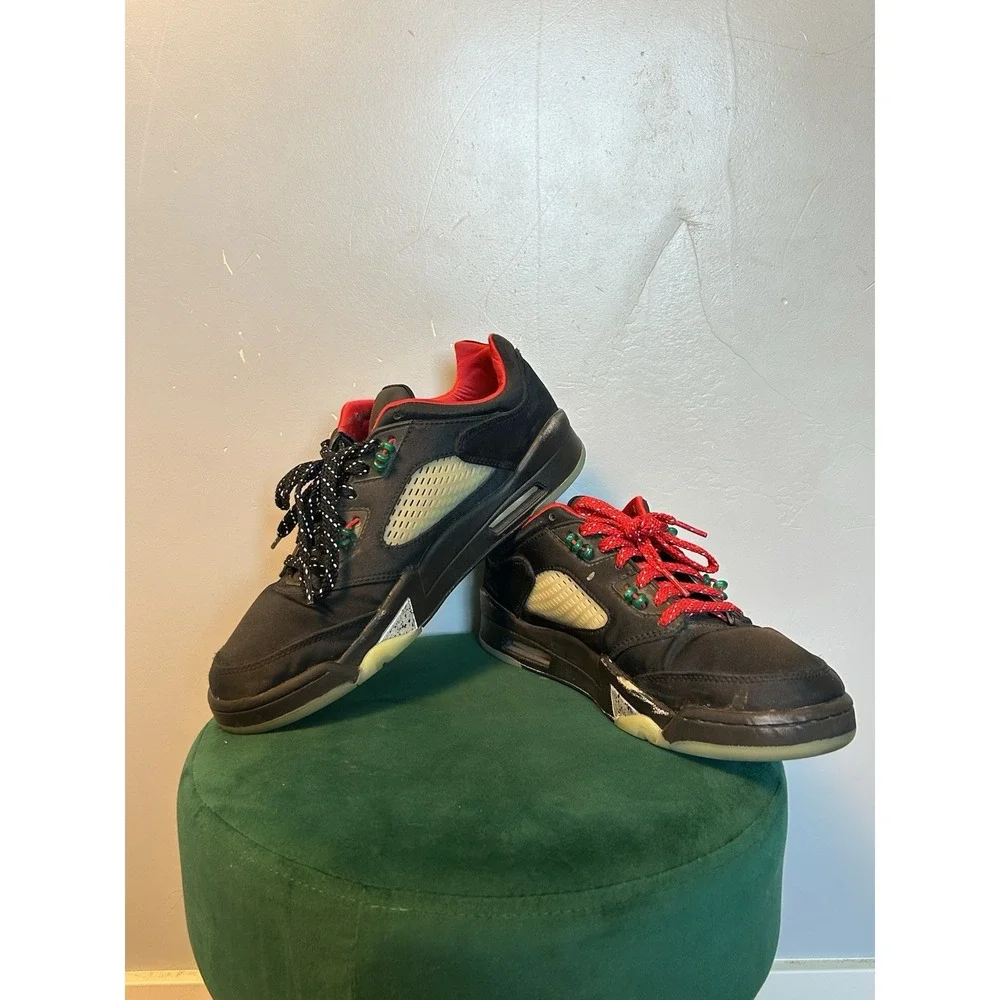 Air Jordan 5 Retro Low Clot Jade Anthracite Black Size 9 DM4640-036